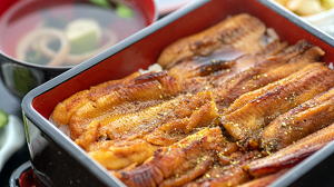 肉厚あなごをふっくら焼いた上あなご重｜贅沢ランチ